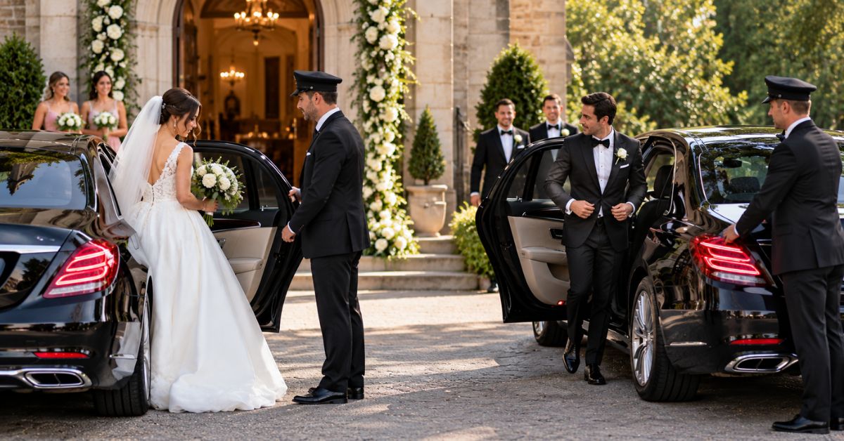 One Wedding Car or Two: Planning Separate Arrival Times